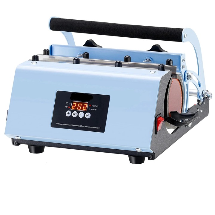 Термопреса за чаша, 11-30 oz, сензорно управление, синя