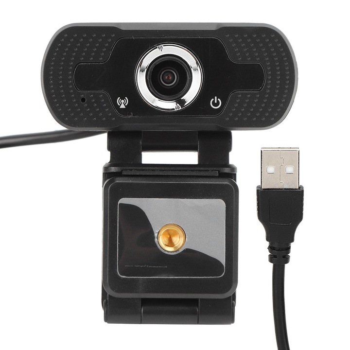 Уеб камера HD 2MP USB с вграден микрофон, ъгъл 78 градуса