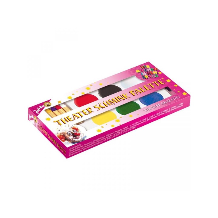 Színházi sminkpaletta.