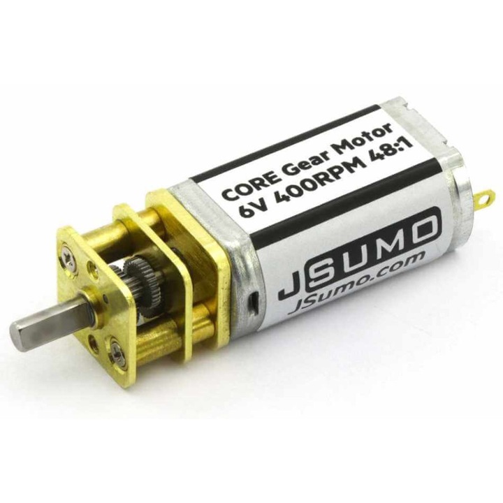 Motor DC, Core Gear, GA12, N20, 6V, 400rpm