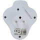 Priza electrica cu 3 guri, Esperanza, 3680W, 16A, cu intrerupator, pentru utilizare interna