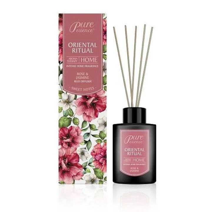 Difuzor parfumat Pure Essence 100ml, note florale intense, aroma orientala, multicolor