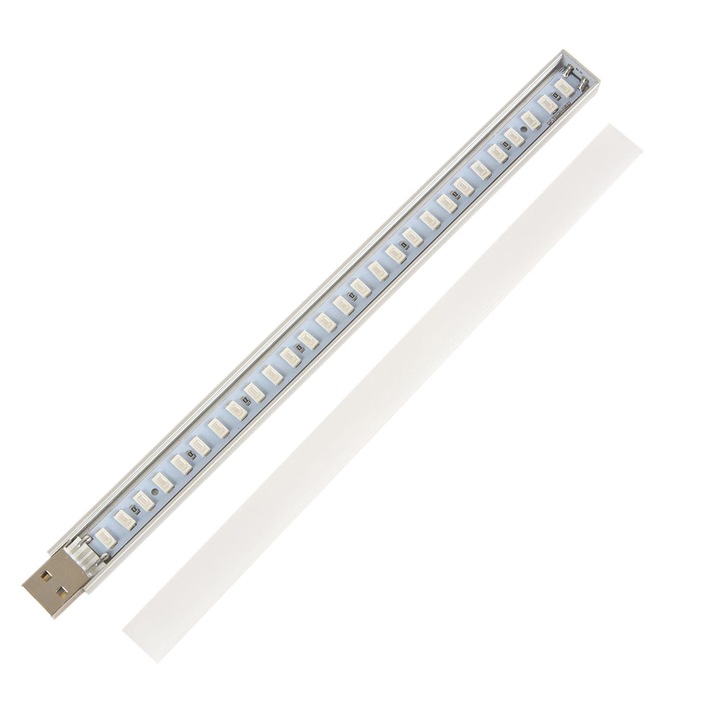 LED lámpa növények növesztéséhez 4.5W USB, teljes spektrumú, vízálló, asztali, kompakt méretek