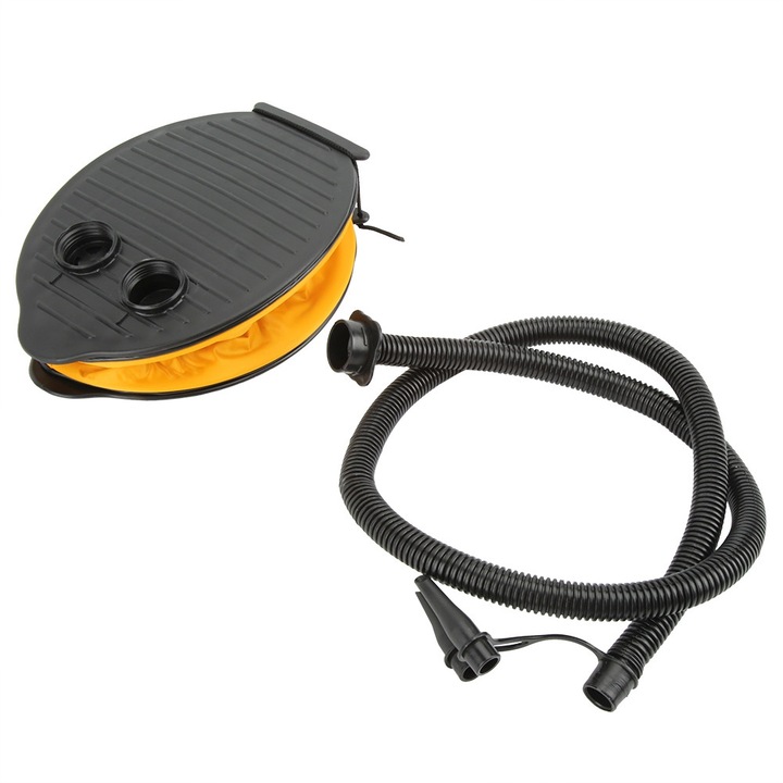 Felfújható lábpumpa 3L Nagy sárga légpumpa matrachoz úszógyűrűhöz (nagy lábpumpa)