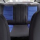 Huse scaune auto SMARTIC®, Premium Lux, 11 piese, compatibile cu airbag, rabatabile, 3 straturi de material, albastru/negru