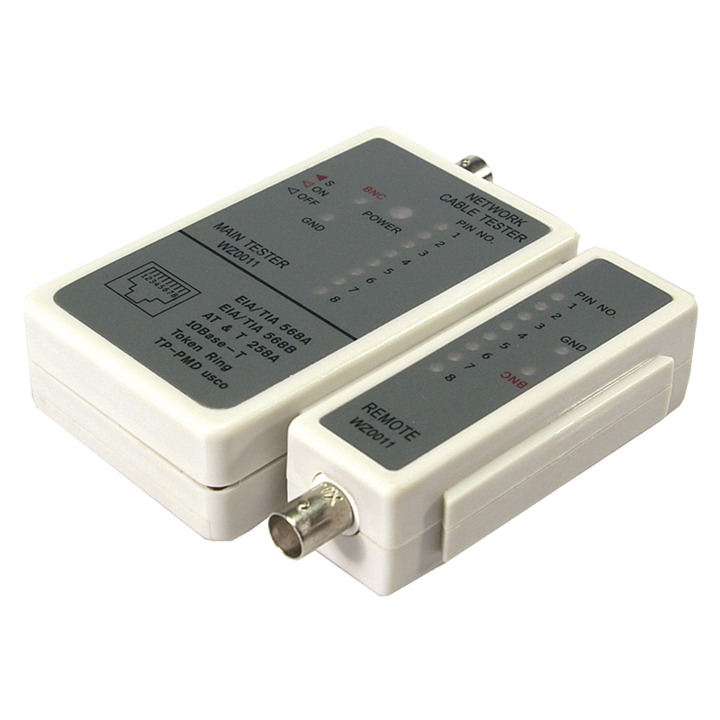 Logilink WZ0011 hálózati kábeltesztelő, RJ45 / BNC