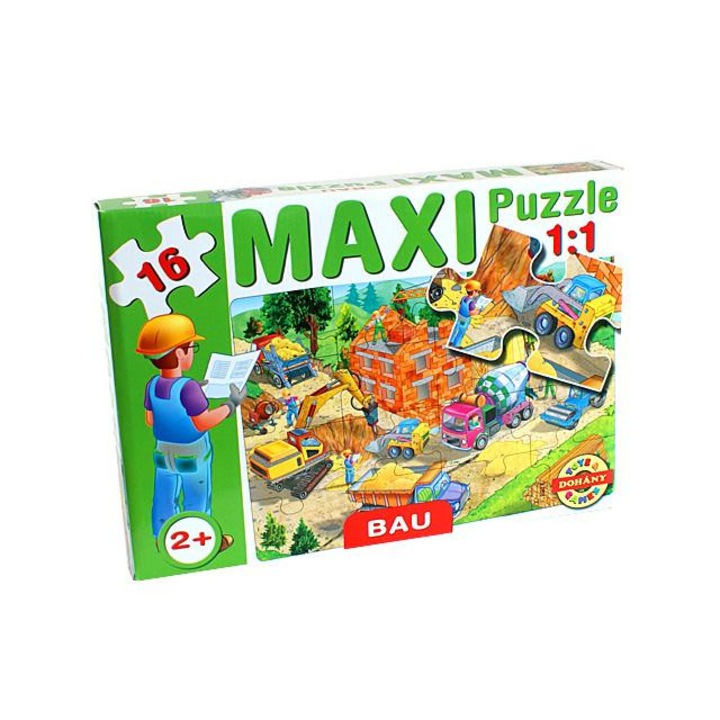 Maxi puzzle Építkezés - D-Toys