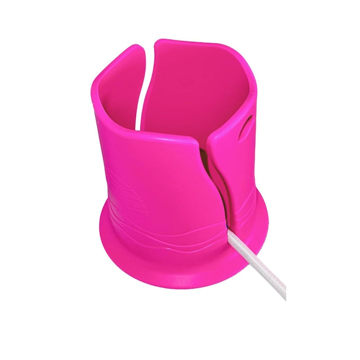 Suport bauturi pentru kayak, 9.3x9.3x9.5cm, roz, din elastomeri termoplastici reciclati