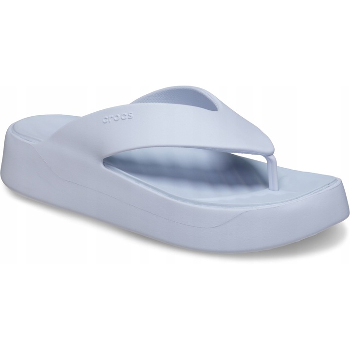 Crocs, Papuci flip-flop Femei Croslite, Getaway Platform 209410 Flip, Violet, 41-42