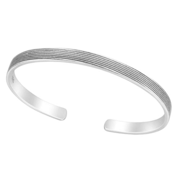 Bratara din argint 925 pentru barbati, fara inchidere, Silver Love, marime S/M