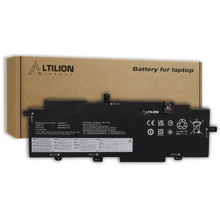 L20D4P72 L20C4P72 L20M4P72 L20L4P72 Батерия за Lenovo ThinkPad T14s 2-ро поколение