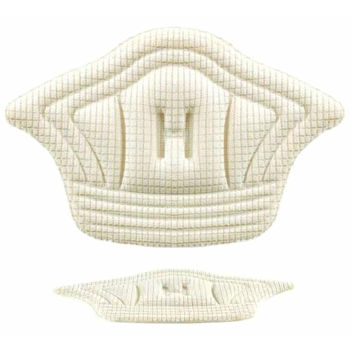 Set 2 bucati protectie calcai pentru pantofi, adidasi, branturi pantofi, marime universala, crem/alb