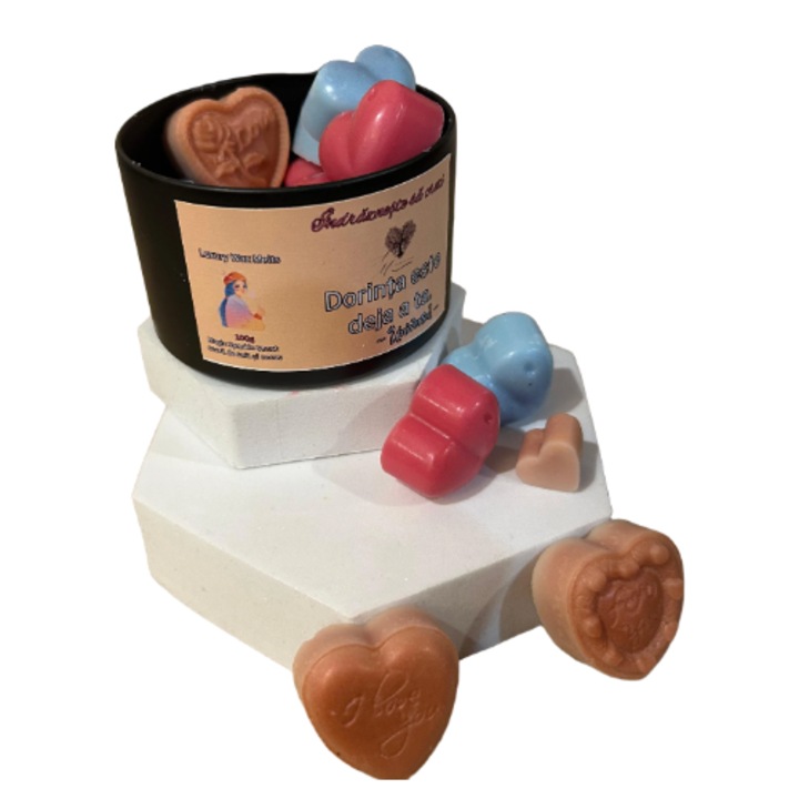 Ароматизирана вакса, Восък се топи, Magic Sparkle Scent 100 гр., Черна метална кутия