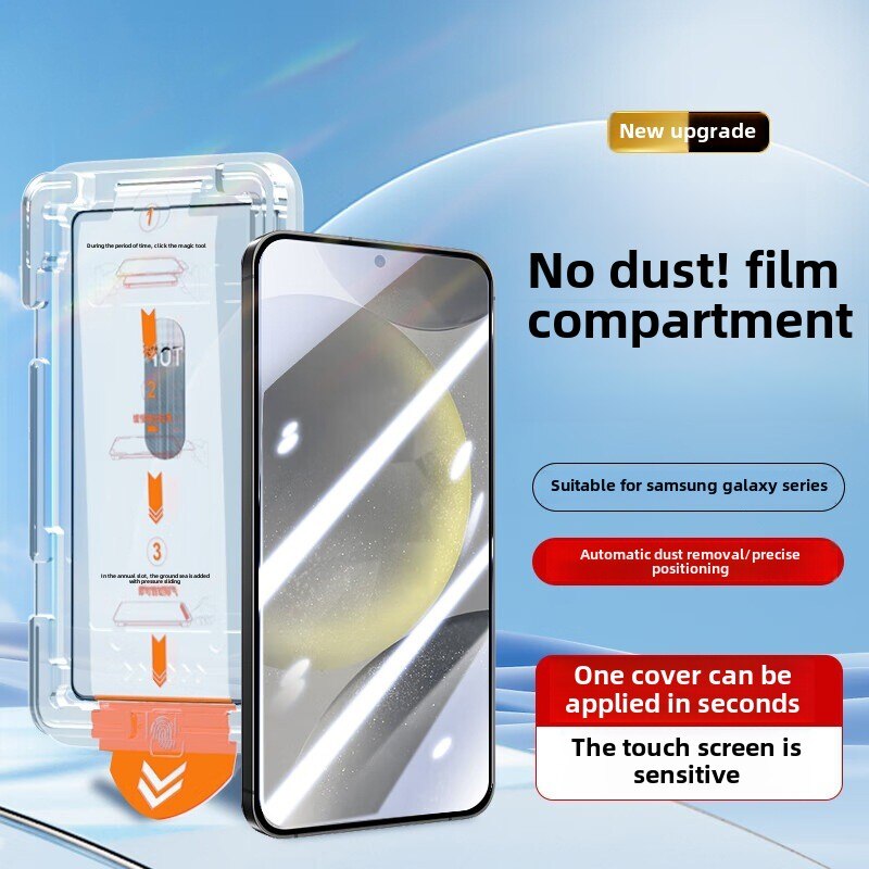 Folie protectie ecran Samsung Galaxy S25 Ultra, sticla temperata HD, 3D, auto-aliniere, transparenta