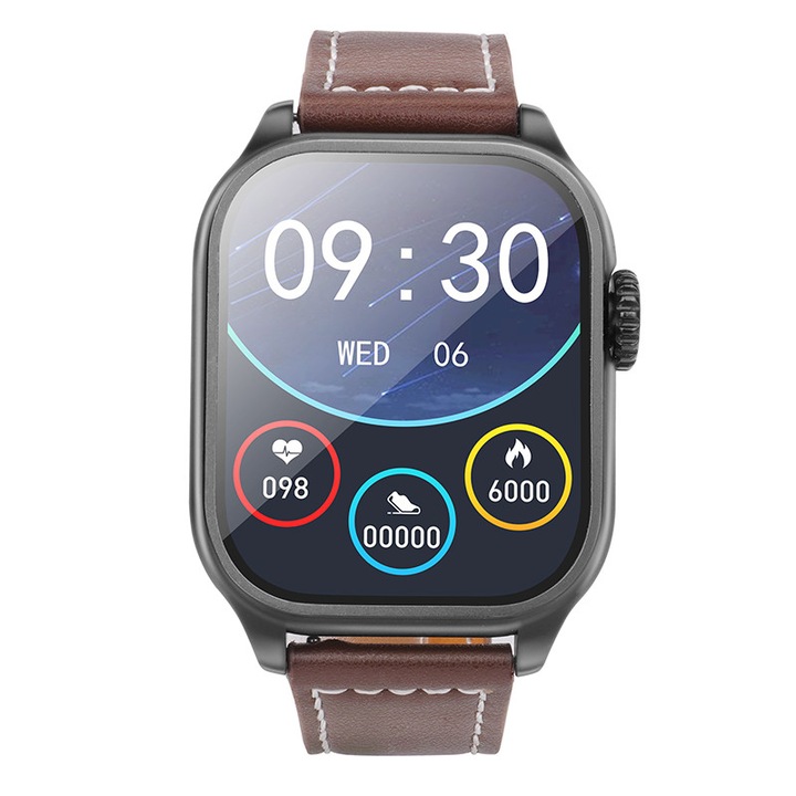 Смарт часовник Hoco Y17, 2.3", dual Bluetooth, черен, детски
