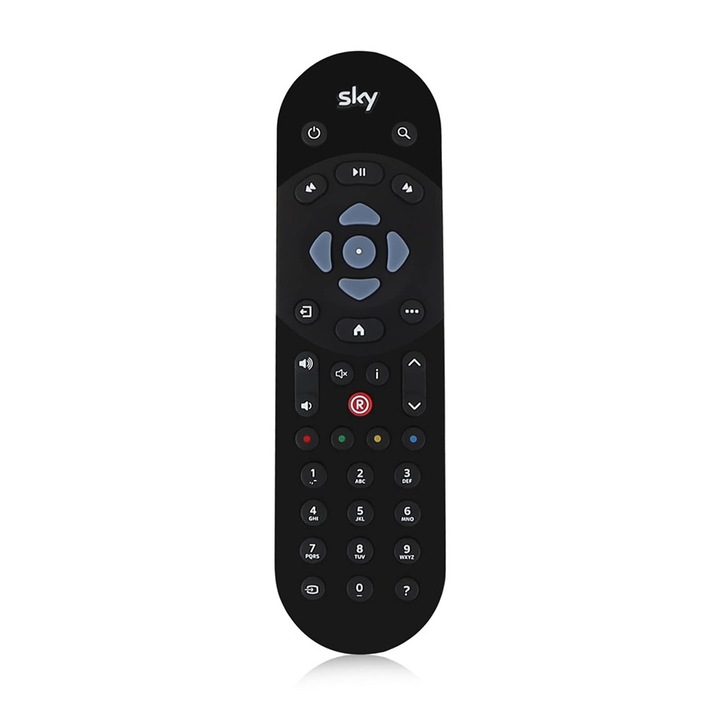 Infravörös távirányító Sky Q TV Boxhoz, TNEAYWHE, ultraszéles látószögű kialakítás, tanulási funkció, hordozható