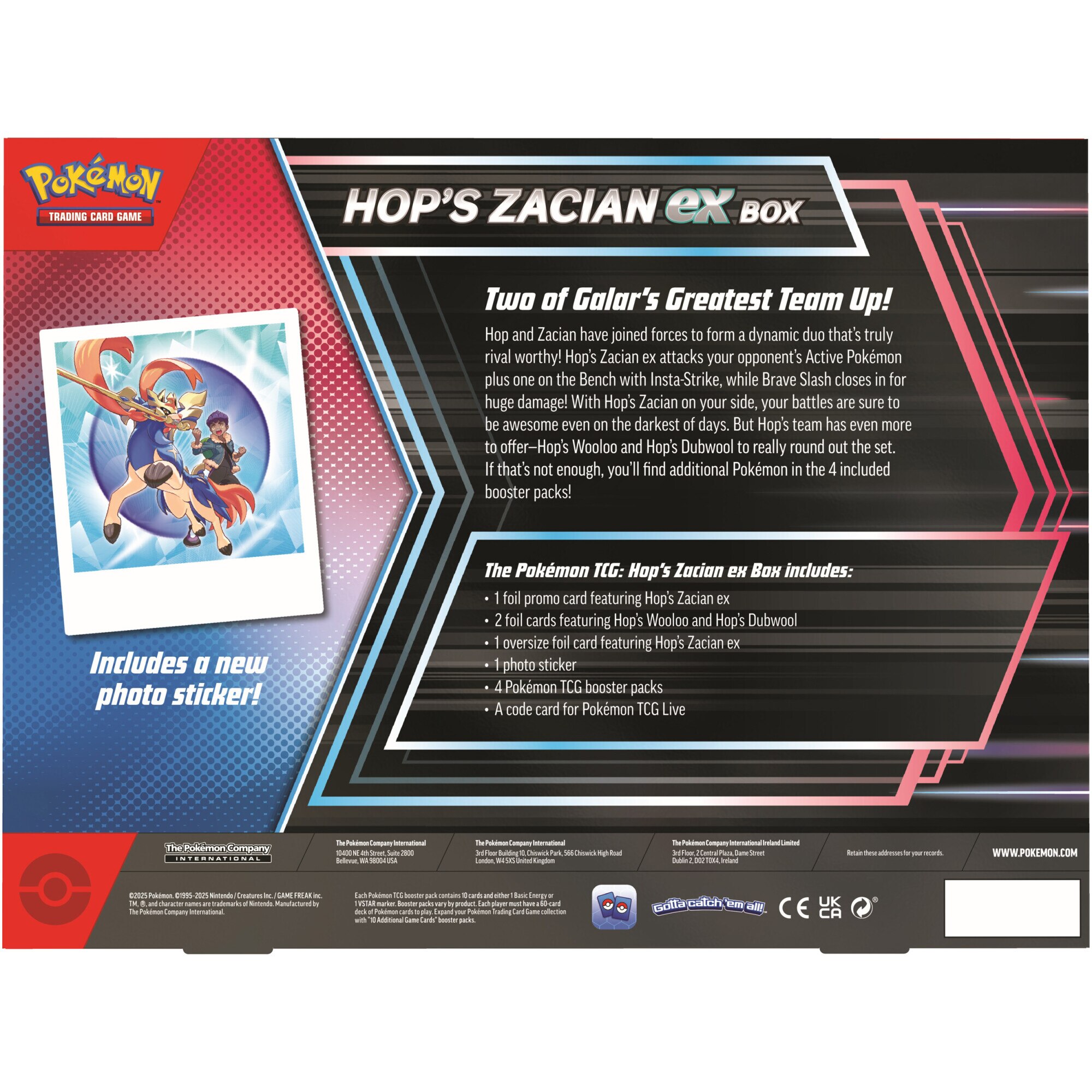 CARDSTX2500SD&BASICFCセット Set cartonase Pokemon TCG: Hop's Zacian ex Box - eMAG.ro