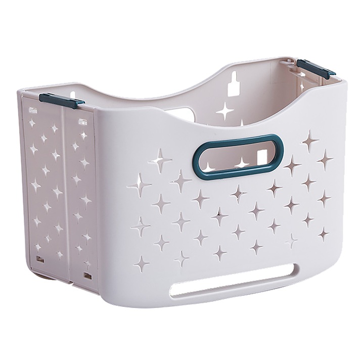 Cos de rufe, AMRINUGL, extra mare, design pliabil, alb