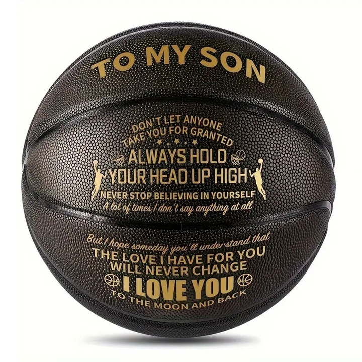 Személyre szabott kosárlabda, 7-es méret, fekete, szett, versenyre