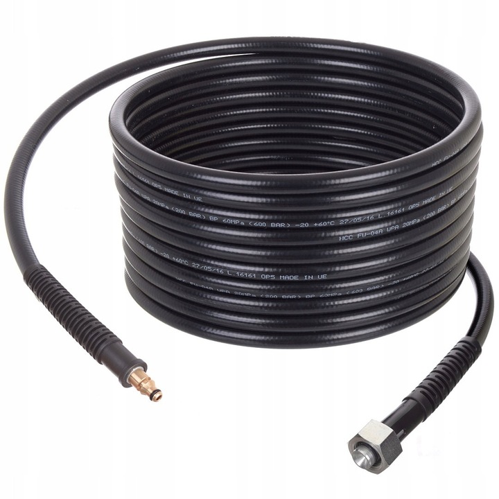 10 m magasnyomású mosótömlő, Nilfisk C Stihl RE Husqvarna csatlakozóval, 1/2" belső menettel