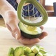 Feliator avocado YANYXR, verde, 17x9x6cm, plastic si inox