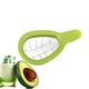 Feliator avocado YANYXR, verde, 17x9x6cm, plastic si inox