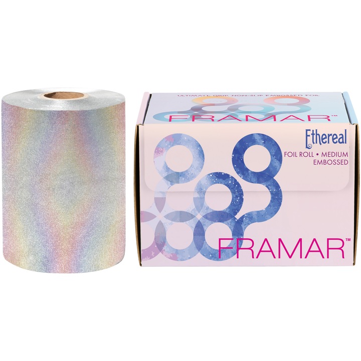 Rola folie aluminiu Framar Ethereal M, pentru suvite, 12.7cm x 97.5m