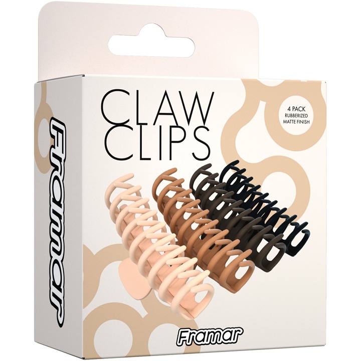 Set clame de par Framar Neutral, 4buc.