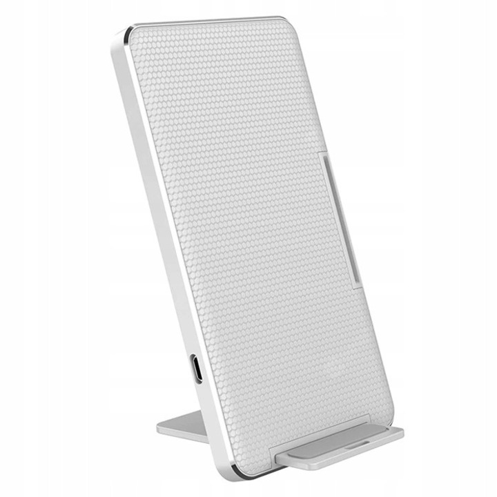 Incarcator wireless inductiv, PAWONIK, 15W, suporta Quick Charge 2.0 si 3.0, 1 coil, negru