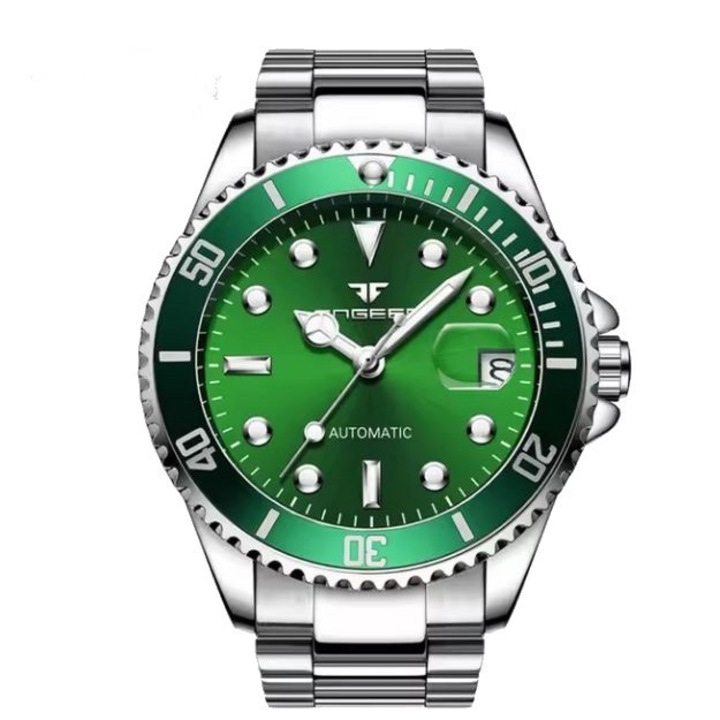 Ceas bărbați FNGEEN, colecția submarine, 40mm, curea din inox, rezistent la apă 3atm, analog