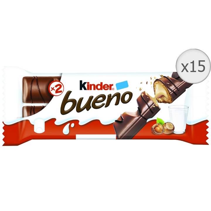 Baton napolitana Kinder Bueno Cacao, 645g