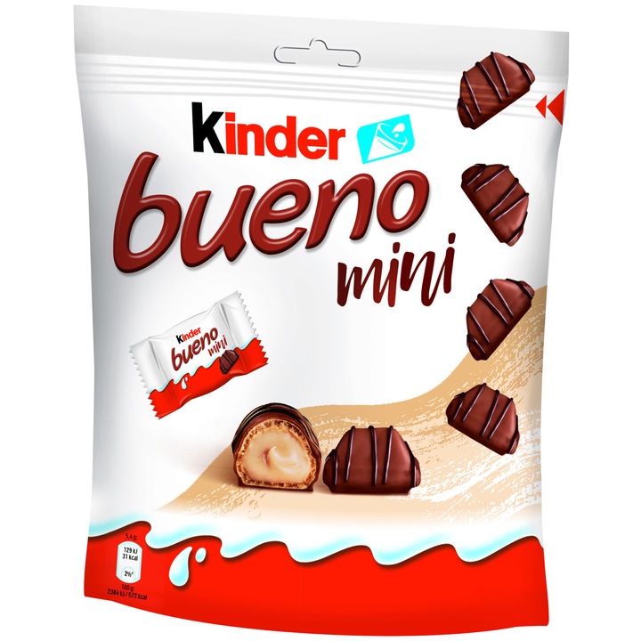 Baton napolitana Kinder Bueno Cacao Mini, 108g