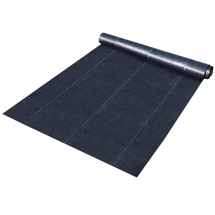 Strat Geotextil Anti-Buruieni, Material PP, Dimensiune 1.83 x 76.2 m, pentru Bariera de Baza