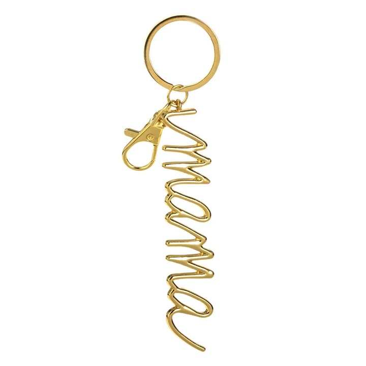 Arany színű kulcstartó "Anya" 9,5cm