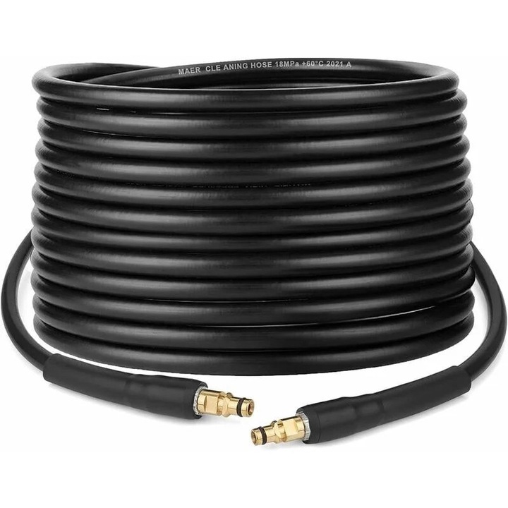 Hose de inalta presiune Enforose pentru aparate de spalat cu presiune Karcher K Series, 10m, conectare rapida, durabilitate ridicata