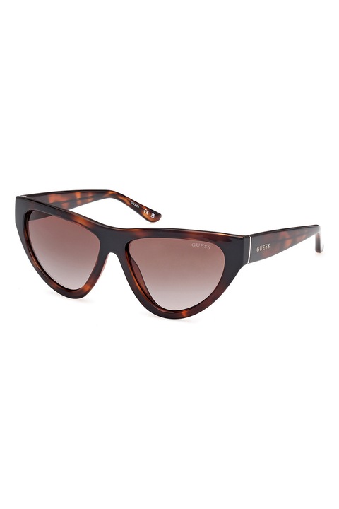 GUESS, Ochelari de soare cu lentile uni, 57-15-135, Maro