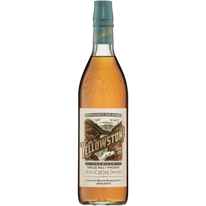 Whiskey Yellowstone American Single Malt, 54%, 0.7l