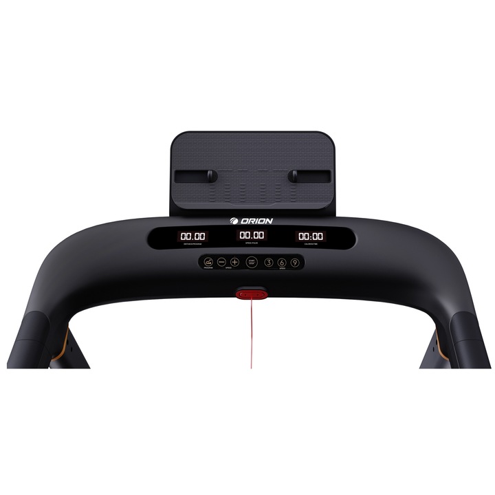 Banda de alergat electrica Orion Pace G200, inclinare automata 20 nivele, bluetooth Spax/Kinomap/Zwift, greutate maxima utilizator 120 kg, putere motor 2.5 CP, calculator LED, programe presetate, 120x45 cm