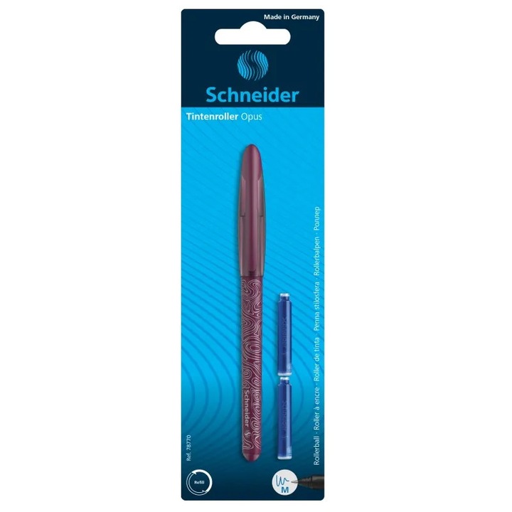 Roller Schneider Opus + 2 rezerve Bordo