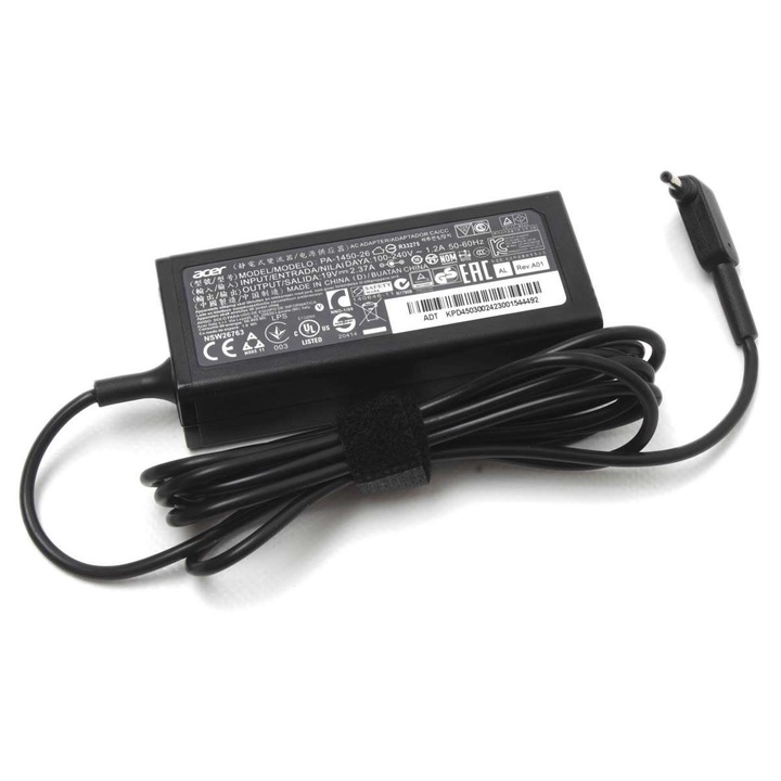 Négyzet alakú töltő Acer Chromebook 15 CB3 532 40 W, Chromebook C730E 40 W, Chromebook C738T 40 W, Chromebook CB5 311P 40 W