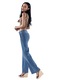 Blugi dama evazati Nina Carter albastru inchis B-P195-1 M10 Albastru inchis 42 EU 42 EU