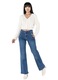 Blugi dama evazati Nina Carter albastru inchis B-P195-1 M10 Albastru inchis 42 EU 42 EU