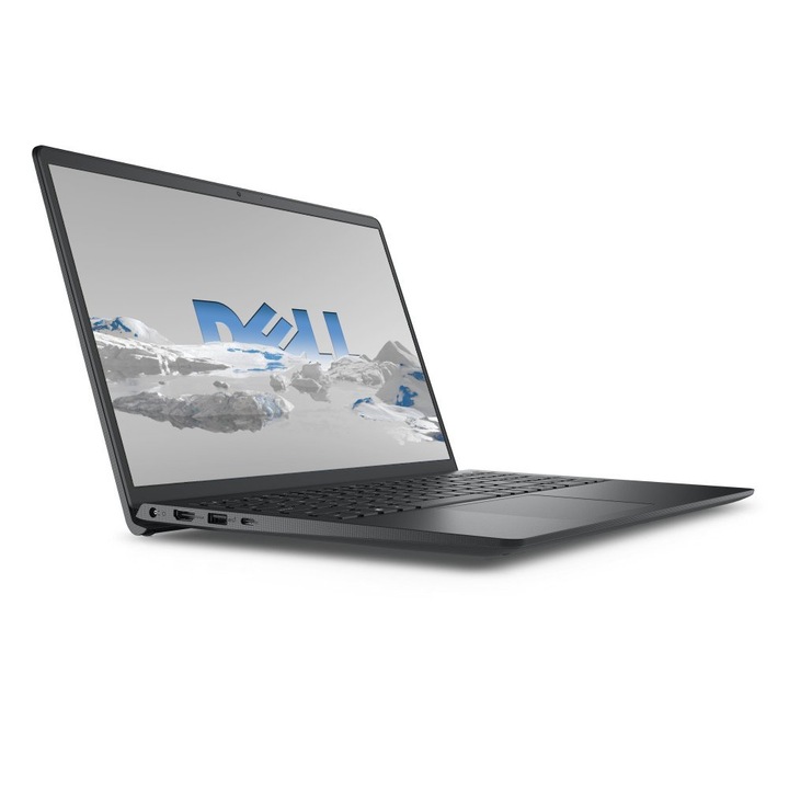 Dell Vostro 3530 Laptop, Intel Core i7 1355U, 16GB DDR4 Memória, 512GB SSD, 15.6" FullHD, 120Hz kijelző, Magyar billentyűzet, Fekete, Vírusírtó, Böngésző, Windows 11 Pro