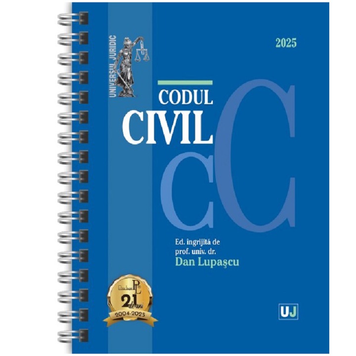 Codul civil ianuarie 2025 (editie spiralata), Dan Lupascu