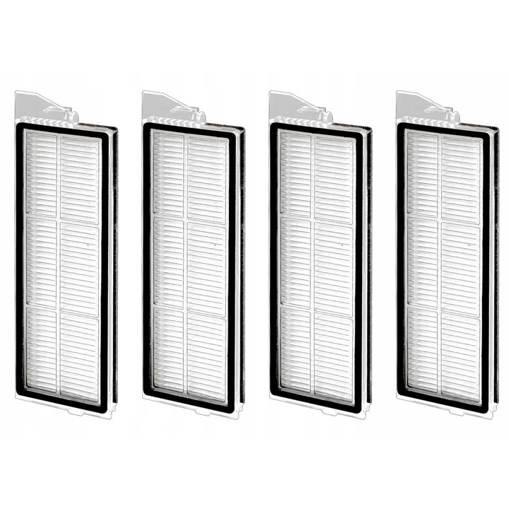 AreoSe Hepa szűrőkészlet, Roborock, S8 Maxv Ultra, Mosható, Robotporszívókhoz, Szintetikus szálak, Lakossági, 4 db