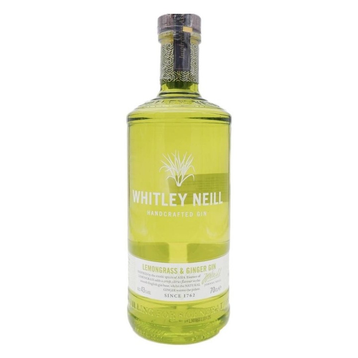 Gin Whitley Neill Lemongrass & Ginger, 43%, 0.7l