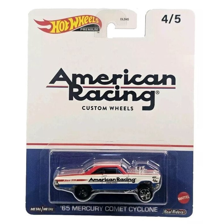 Masinuta, Mattel, Hot Wheels, 1965 Mercury Comet Cyclone, 16,5x13,5x3,5cm