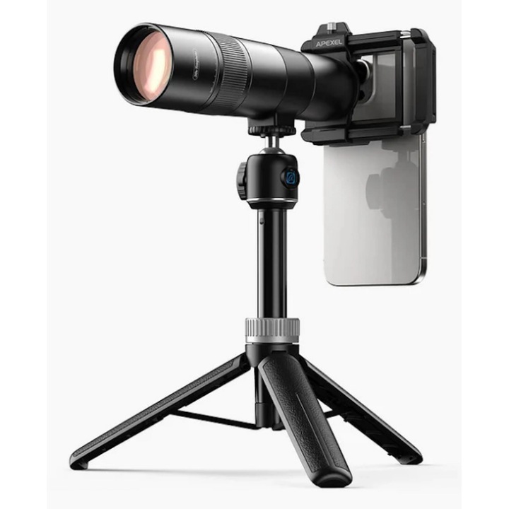 Teleobjektív okostelefonhoz és fényképezőgéphez APL-T30XJJ028 TeleCular 3 Series 30X – Tisztaság és részletek távolról