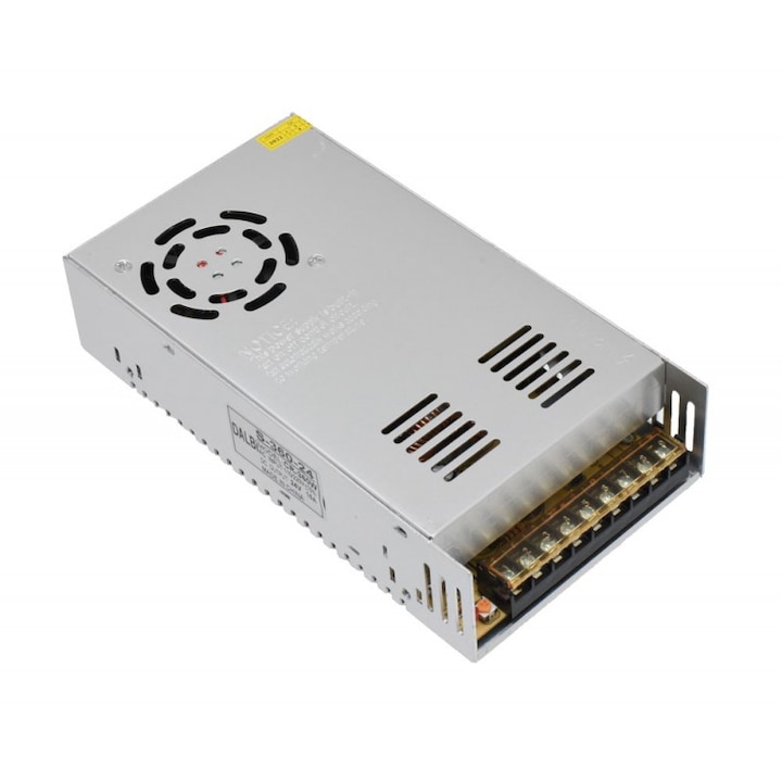 Sursa de Alimentare Slim, Carcasa Metalica, Interior, 24V, 360W, 15A