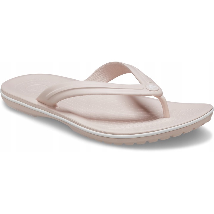 Crocs, Papuci flip-flop Femei Croslite, Crocband 11033 Flip, Roz, Roz, 37-38